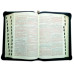 Biblia cu Explicații și Concordanță [copertă din piele neagră cu fermoar, margini aurii, index]