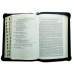 Biblia cu Explicații și Concordanță [copertă din piele neagră cu fermoar, margini aurii, index]