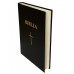 Biblia - format foarte mare [coperta cartonată, neagră, cruce, margini albe]