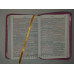 Biblia - format mediu [copertă roz lucios, margini albe, fermoar, mâini în rugăciune]
