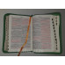 Biblia - format mic [copertă verde, margini aurii, index, fermoar]