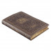 Biblie în limba Engleză (Holy Bible, versiunea King James, copertă maro, print floral, index)