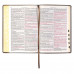 Biblie în limba Engleză (Holy Bible, versiunea King James, copertă maro, print floral, index)