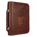 Husă pentru Biblie maro "The Path Of Life"