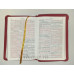 Biblia - format mediu [copertă din piele roșie, fermoar]