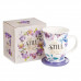 Cană din ceramică cu capac - "Be still and know"