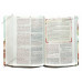 Biblia pentru femei - format mediu [model floral albastru, margini argintii]