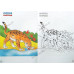 Carte de colorat bilingvă RO/EN - Animale sălbatice din junglă, Vol. 4