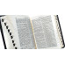 Biblia - format mediu [copertă ecologică neagră, margini aurii, index]