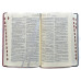 Biblia bicoloră [bleumarin/vișiniu, margini argintii, index]
