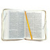 Biblia - format mediu [copertă din piele ivory, fermoar, margini albe, mâini în rugăciune]