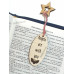 Semn de carte din lemn gravat - God is guiding you