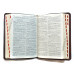 Biblia - format mediu [piele vișinie, margini aurii, index]