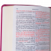 Biblia - format mediu [piele roz, margini aurii]