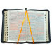 Biblia cu Concordanță și Explicații [copertă din piele neagră, fermoar, margini aurii, index]
