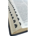Biblia NTR [copertă handmade maro, mâini în rugăciune, fermoar, margini argintii, index]
