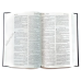 Biblia TBS [copertă din piele, neagră, mâini în rugăciune, fermoar, margini albe]