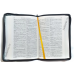 Biblia - format mediu [copertă din piele verde, fermoar, margini albe]