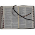 Biblia NTR [copertă duo negru/maro, margini argintii, index]