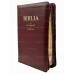 Biblia cu Concordanță și Explicații [piele vișinie, fermoar, margini aurii, index]