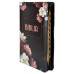 Biblia - format mediu [copertă neagră floral, index, margini aurii, cu fermoar]