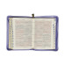 Biblia - format mic [copertă mov, fermoar, margini aurii, index]