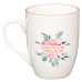 Cană ceramică albă "His mercies are new every morning"