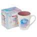 Cană ceramică albă "Be still and know"