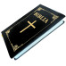 Biblia - format mare [copertă flexibilă neagră, chenar auriu, margini albe]