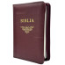 Biblia - format mediu [copertă din piele naturală, fermoar, margini albe]