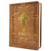 Biblia Ortodoxă - format mediu [copertă handmade din piele naturală, cruce]
