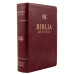Biblia de studiu Cornilescu [format mare, fără fermoar, margini aurii, piele ecologică bordo]