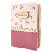 Biblia handmade - format mediu [margini aurii, model floral 1]