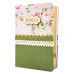 Biblia handmade - format mediu [margini aurii, model floral 3]