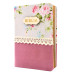 Biblia handmade - format mediu [margini aurii, model floral 4]