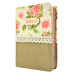 Biblia handmade - format mediu [margini aurii, index, model floral 16]